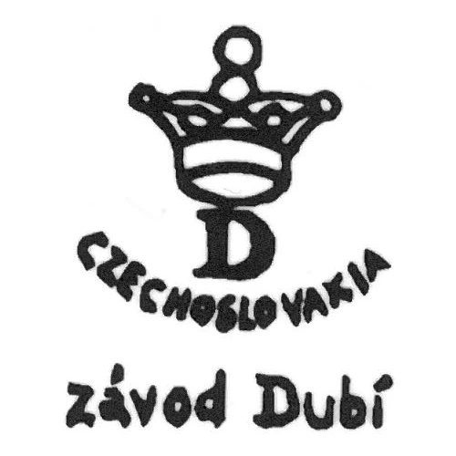 Historické značení výrobků porcelánky v Dubí (12) léta 1945-1959