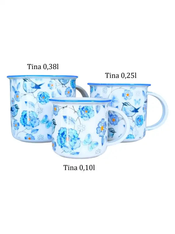 Hrnek Tina - Modří ptáci