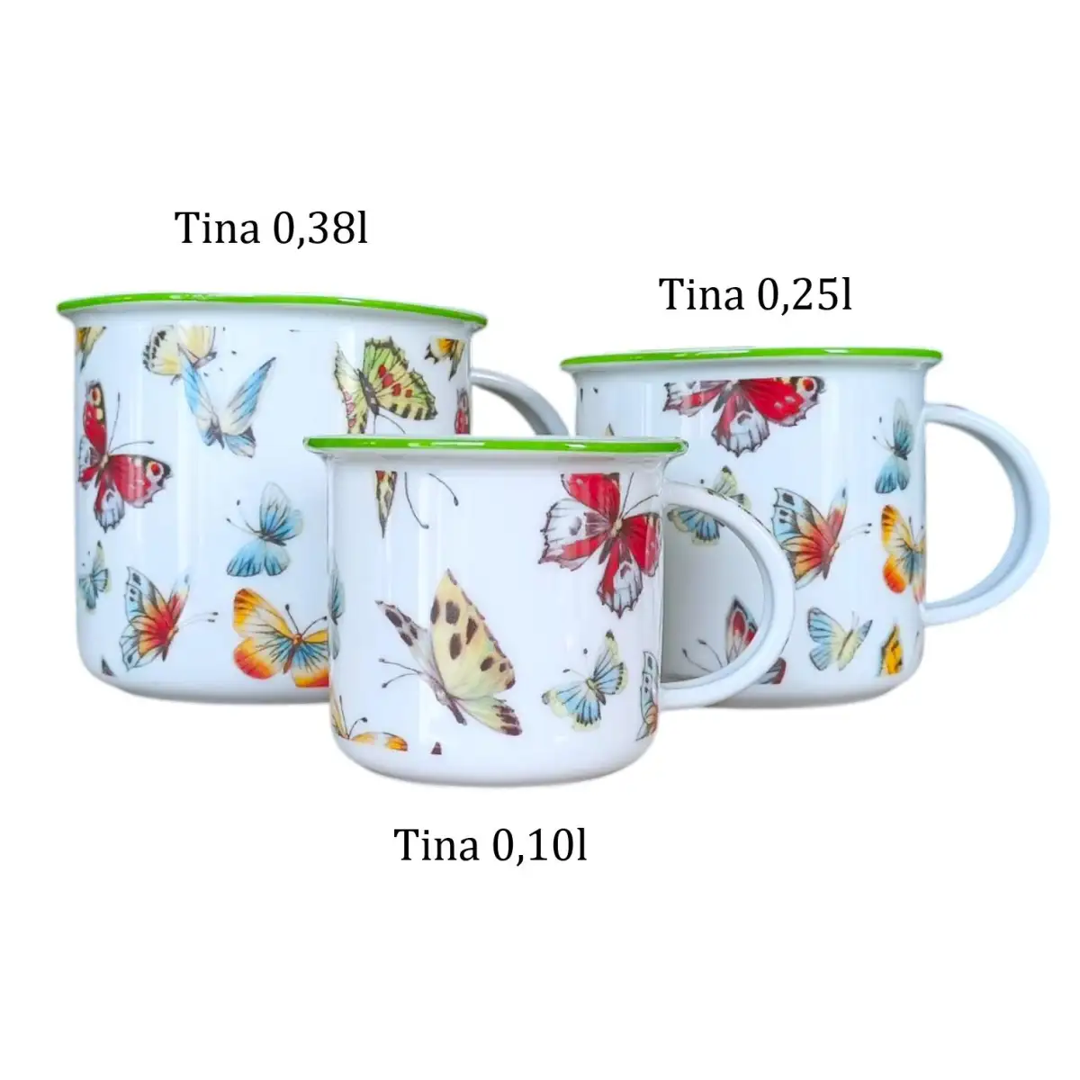 Hrnek Tina - Motýli