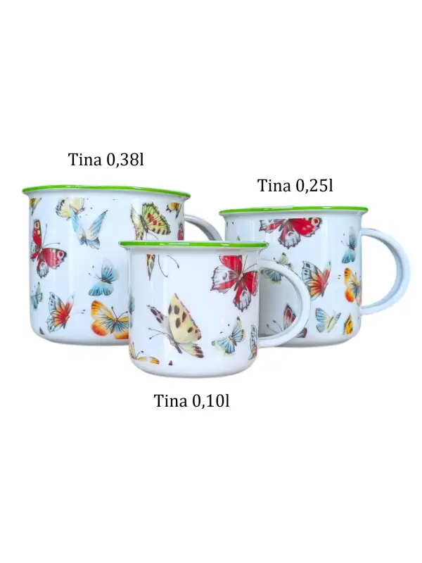 Hrnek Tina - Motýli