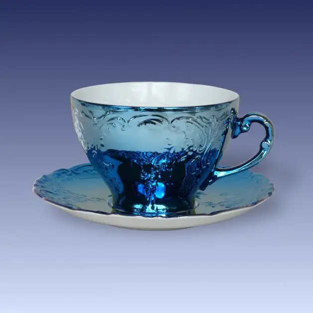 titanová modrá čaj