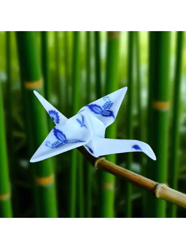 Origami - letící jeřáb