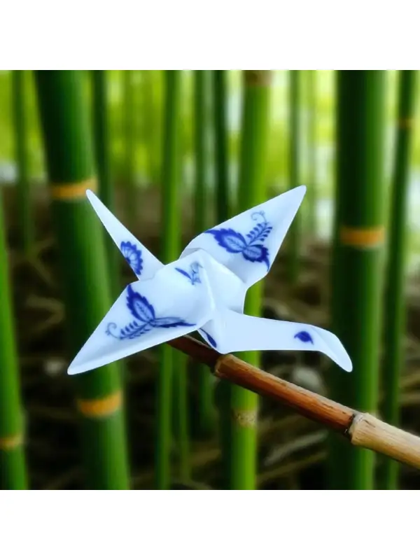 Origami - letící jeřáb závěsný