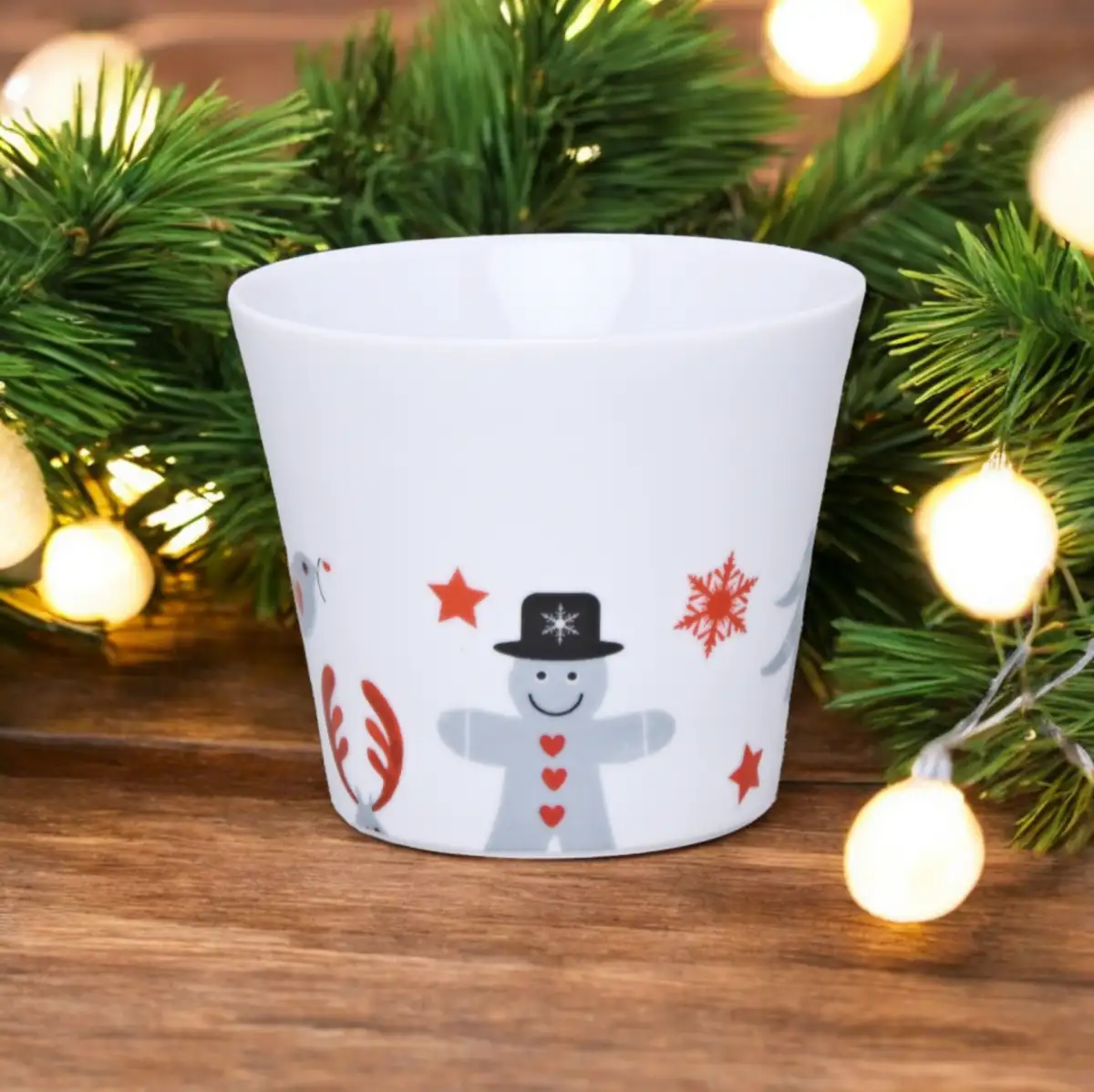 10644 Průsvitka hladká M glazovaná - Vánoce