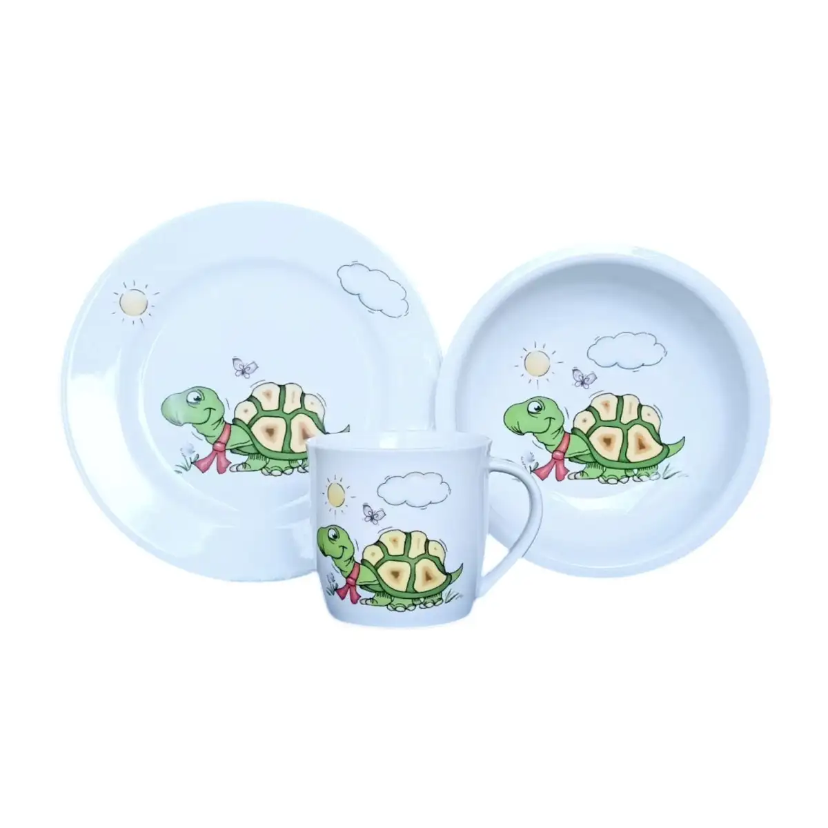 80693 Souprava dětská třídílná - želva